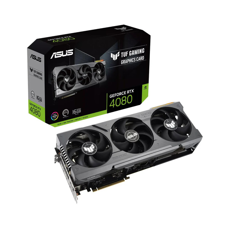 Asus TUF Gaming GeForce RTX 4080 16GB GDDR6X Graphics Card - كرت الشاشة